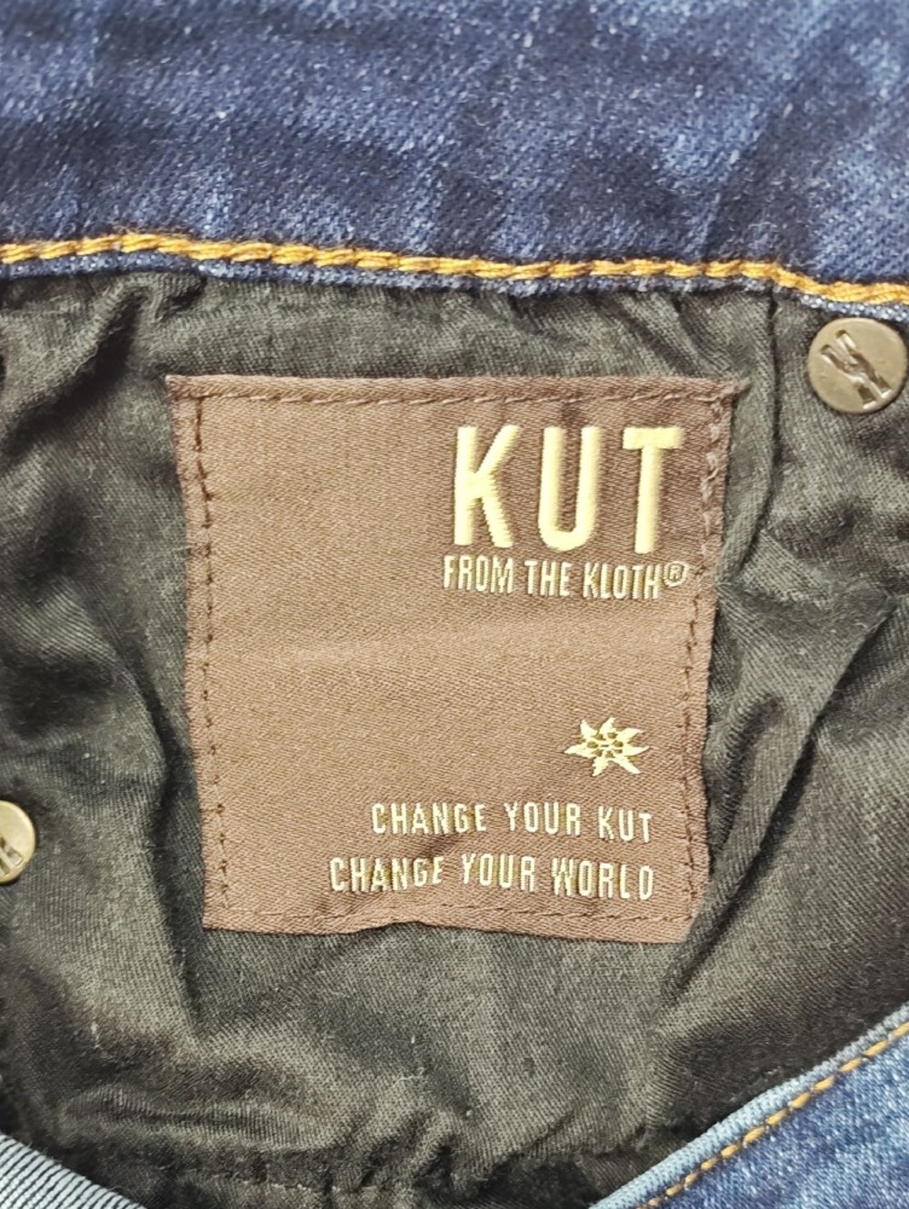 Kut from the Kloth Indigo Stretch Toothpick Skinny Jeans Women's Size 8 Short - Picture 6 of 12